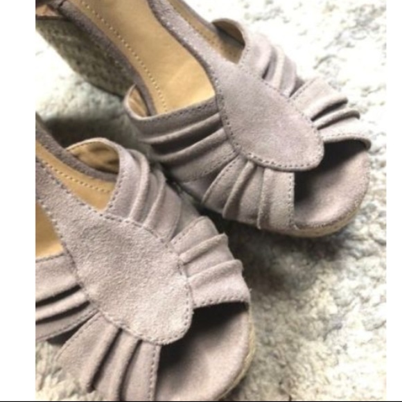 Steve Madden 8 Mammbow Blush Wedges Espadrilles e8 - Picture 6 of 7